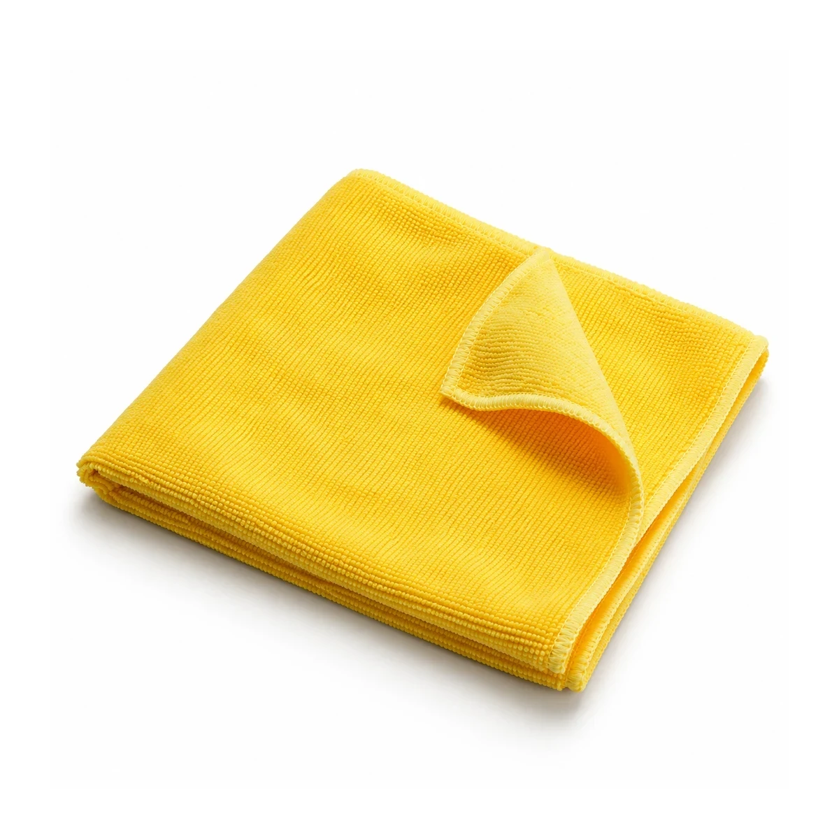 Yellow Microfiber Cleaning Towel – 40 × 60 cm